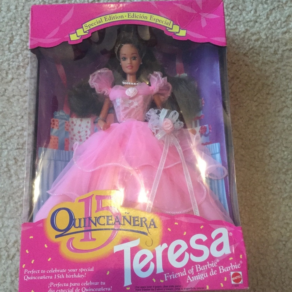 Vintage 1994 Quinceanera 15 Teresa Special Edition Barbie Doll NRFB 11928 Mattel